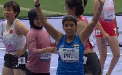 Paris Paralympics - Watch: Preethi Pal's Stunning Run That Earned India Historic 100m Medal At Paris Paralympics - sports.ndtv.com - China - India