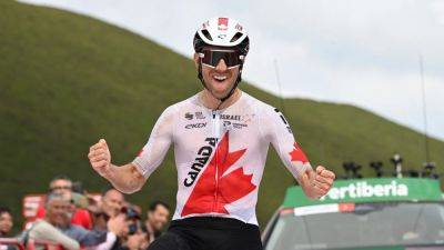 Marc Soler - Eddie Dunbar - Michael Woods makes well-timed burst to win Vuelta stage - rte.ie - Spain - Switzerland - Australia - Slovenia - county Woods