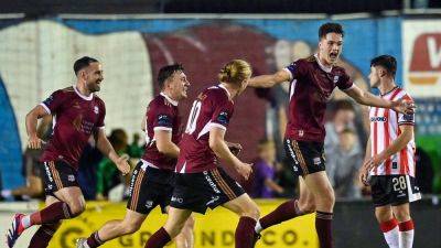 John Caulfield - Brian Maher - Paul Macmullan - Patrick Hoban - Galway United - Derry City - Galway United boost European hopes as Derry City slip to second - rte.ie - Usa - Ireland