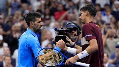 Roger Federer - Rafael Nadal - Carlos Alcaraz - Novak Djokovic upset by Alexei Popyrin in 3rd round of US Open - foxnews.com - Serbia - Usa - Australia - New York