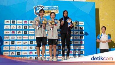 Putri Wijaya Raih Perunggu Kejuaraan Dunia Panjat Tebing Remaja 2024 - sport.detik.com - China - Indonesia