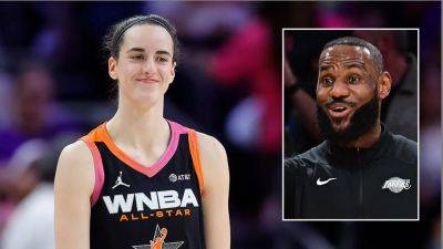 Caitlin Clark - Sky Chicago - LeBron James addresses Caitlin Clark critics with four-word message after career night - foxnews.com - Usa - Los Angeles - state Indiana - state California - state Iowa