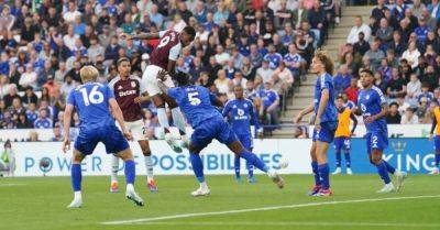 Aston Villa - Jamie Vardy - Oliver Skipp - Ollie Watkins - Jacob Ramsey - Leon Bailey - Amadou Onana and Jhon Duran guide Aston Villa to win at Leicester - breakingnews.ie - Jordan