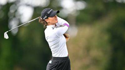 Annabel Dimmock leads Irish open as home challenge fades