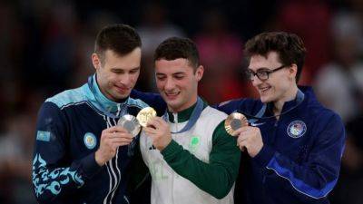 Gymnastics-Mutual admiration society for 'pommel horse brothers'
