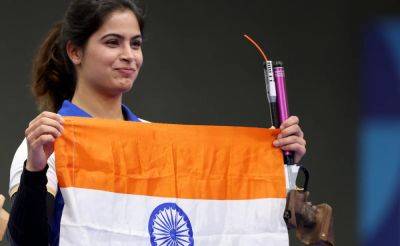 Paris Olympics - Summer Games - Manu Bhaker - Manu Bhaker, Who Won India 2 Bronze Medals, Named Flag Bearer At Paris Olympics Closing Ceremony - sports.ndtv.com - India