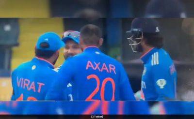 Virat Kohli - Rohit Sharma - Axar Patel - Watch: Sri Lanka Batter Walks Away Despite Being Not Out, Rohit Sharma And Co's Reaction Goes Viral - sports.ndtv.com - India - Sri Lanka