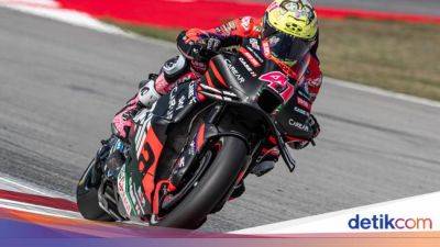 Marc Marquez - Alex Marquez - Francesco Bagnaia - Maverick Viñales - Jorge Martín - Brad Binder - Pedro Acosta - Aleix Espargaro - Starting Grid MotoGP Inggris: Aprilia Terdepan, Dikejar Ducati - sport.detik.com