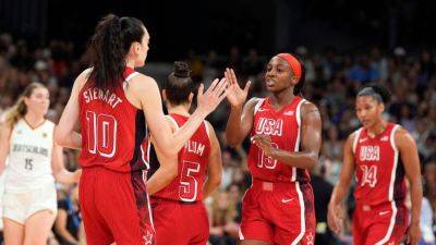 Paris Olympics - Breanna Stewart - Cheryl Reeve - Alyssa Thomas - Team USA women's basketball beats Germany at Paris Olympics - ESPN - espn.com - France - Germany - Usa - county Stewart