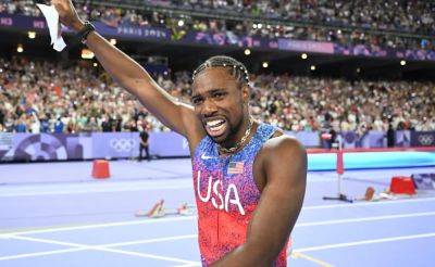 Paris Olympics - Marcell Jacobs - Fred Kerley - Noah Lyles - Kenny Bednarek - Paris Olympics 2024: American Noah Lyles Wins Men's 100m Gold Medal - sports.ndtv.com - France - Italy - Usa - Botswana - South Africa - Jamaica