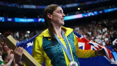 Katie Ledecky - Summer Macintosh - Paris Olympic - Kaylee Mackeown - Australia jump for joy despite falling short of US - channelnewsasia.com - Usa - Australia - county Harris