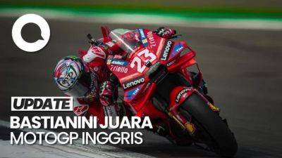 Ungkapan Kebahagiaan Bastianini Seusai Menang di Sprint Race MotoGP Inggris