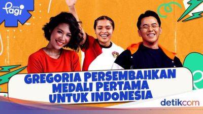 Gregoria Persembahkan Medali Pertama untuk Indonesia