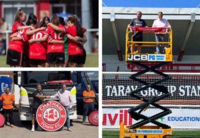 Luke Cawdell - Kevin Hake - Medway Sport - Chatham Town Women have new shirt sponsors for the next two seasons with the PG Group of companies - kentonline.co.uk - Britain