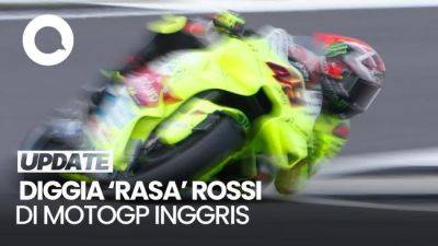 Valentino Rossi - Alex Marquez - Aksi Diggia 'Rasa' Rossi di MotoGP Inggris - sport.detik.com