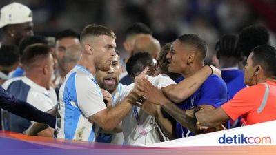 Jean Philippe Mateta - Nicolas Otamendi - Timnas Prancis - Ini yang Bikin Ribut-ribut di Laga Olimpiade Prancis Vs Argentina - sport.detik.com - Argentina