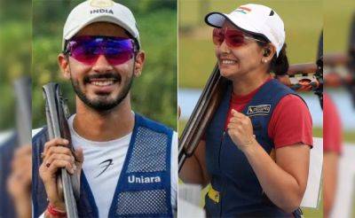 Maheshwari Chauhan- Anant Jeet Singh Naruka Qualify For Bronze Medal Round In Skeet Mixed Team Event