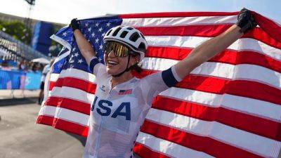 American Kristen Faulkner authors stunning gold medal victory in women's road race at Paris Olympics