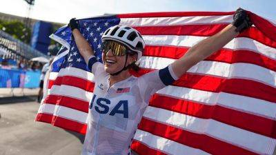 Summer Olympics - Paris Olympics - Marianne Vos - Lotte Kopecky - American Kristen Faulkner authors stunning gold medal victory in women's road race at Paris Olympics - foxnews.com - Belgium - Netherlands - Usa - Hungary - Los Angeles - Jordan - Chile