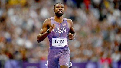 Noah Lyles - Noah Lyles makes 200-meter semifinals in sprint triple quest - ESPN - espn.com - France - Usa - Jamaica