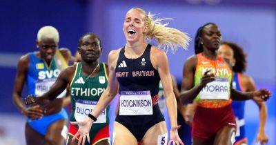 Greater Manchester's pride as Keely Hodgkinson wins GOLD at Olympic Games