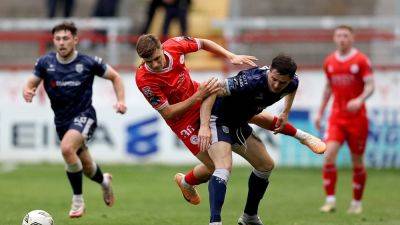 Damien Duff - Michael Duffy - Patrick Hoban - Derry City - Shelbourne held by 10-man Derry City in title showdown - rte.ie - Ireland