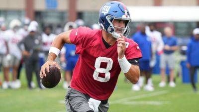 Daniel Jones - Ra St Brown - Daniel Jones incites scuffle at chippy Giants-Lions practice - ESPN - espn.com - New York - state New Jersey