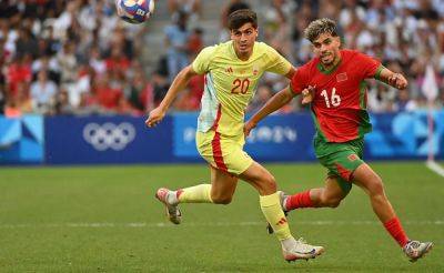 Pablo Barrios - Fermin Lopez - Spain Beat Morocco To Reach Olympic Men's Football Final - sports.ndtv.com - France - Spain - Brazil - Egypt - Japan - Morocco - county Richardson