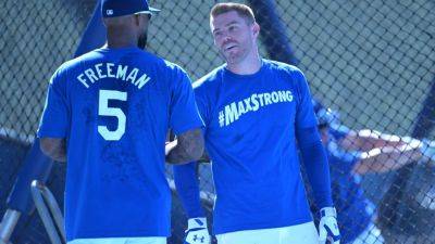 Back with Dodgers, emotional Freddie Freeman details son's health scare - ESPN