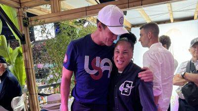 Dawn Staley starstruck meeting Tom Brady, A-Rod in Paris - ESPN