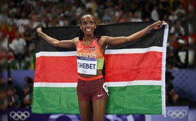 Faith Kipyegon - Kenya's 'Smiling Assassin' Beatrice Chebet Wins Olympic 5,000m Gold - sports.ndtv.com - France - Ethiopia - Kenya