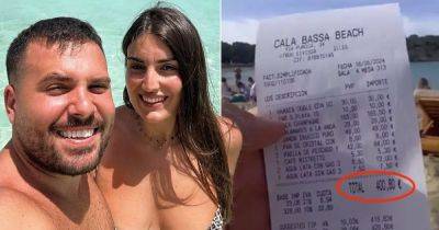 Couple visit Ibiza beach club and are gobsmacked when bill turns up