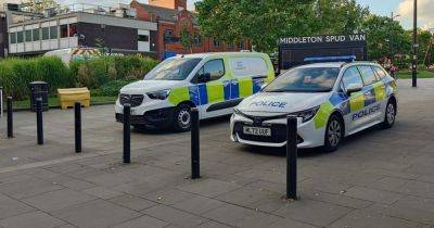 'Police all over' Middleton shopping centre as emergency services rush to 'incident in toilets'