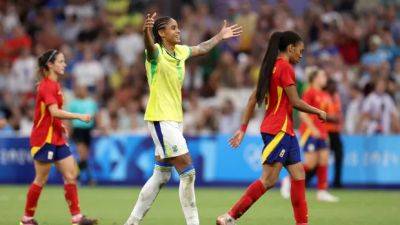 Brazil stuns World Cup champion Spain to set up Olympic women's soccer final with U.S.