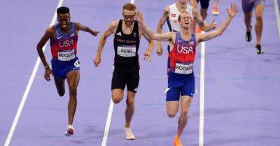 Cole Hocker grabs shock USA gold in 1,500m race