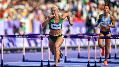 Paris 2024: Second for Sarah Lavin sees her through to 100m hurdles semi-finals