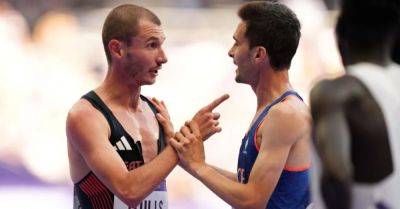 British runner clashes with French rival after collision during 5000m heat