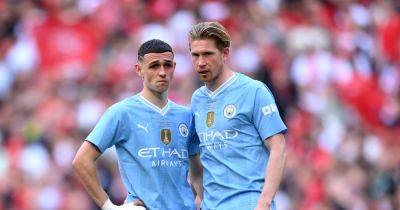 Ruben Dias - Kevin De-Bruyne - Kyle Walker - Julian Alvarez - Nathan Ake - Phil Foden - John Stones - Manu Akanji - The 13 Man City stars who could miss Community Shield vs Manchester United - manchestereveningnews.co.uk - Argentina