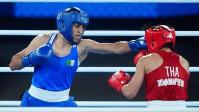 Paris Olympics - Sophia Smith - International - Algerian boxer Imane Khelif dominates Thai opponent to advance to gold medal bout - foxnews.com - France - Germany - Italy - Algeria - Hungary - Thailand