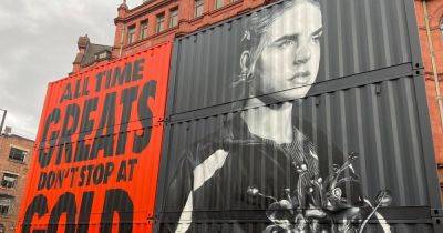 Olympics 2024 legend Keely Hodgkinson honoured with huge new mural in the Northern Quarter