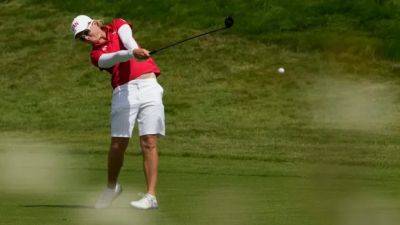 Canadian golfer Alena Sharp tied for 7th after 1st Olympic round, Henderson tied for 30th