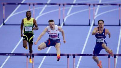 Karsten Warholm - Warholm, home favourite Ducos into 400 hurdles final - channelnewsasia.com - France - Brazil - Usa - Norway - Estonia - Jamaica - county Clarke