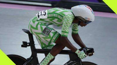 Nigerian cyclist borrows bicycle from German team at Olympics