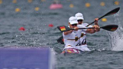 Canoeing-Germany win gold in men's kayak double 500m final at Paris Olympics