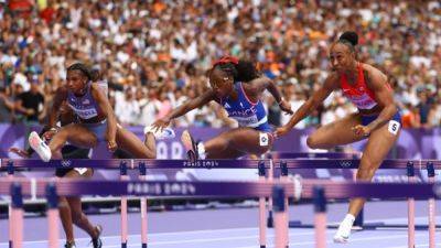 Tobi Amusan - Americans threaten Camacho-Quinn in 100m hurdles semi-finals - channelnewsasia.com - France - Netherlands - Usa - Bahamas - Jamaica - Puerto Rico - county Russell