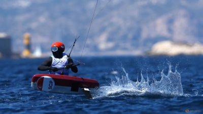 Kitefoiler Max Maeder clinches Olympic bronze, makes history as Singapore's youngest Games medallist