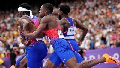 Christian Coleman - Summer Olympics - Paris Olympics - Fred Kerley - Noah Lyles - US men's 4x100m relay team disqualified after botched handoff in final at Paris Olympics - foxnews.com - France - Usa - county Christian - county Coleman