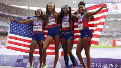 Sha'Carri Richardson rallies U.S. 4x100 relay to Olympic gold - ESPN