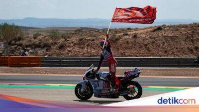 Marc Marquez - Alex Marquez - Fabio Quartararo - Francesco Bagnaia - Jorge Martín - Pedro Acosta - Gresini Racing - Klasemen Motogp - Hasil MotoGP Aragon 2024: Marc Marquez Dominan, Bagnaia-Alex Tabrakan - sport.detik.com