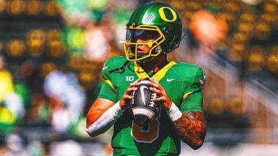 Dillon Gabriel - Oregon QB Dillon Gabriel says there's room for improvement after debut - foxnews.com - state Oregon - county Johnson - state Oklahoma - county Dillon - state Idaho